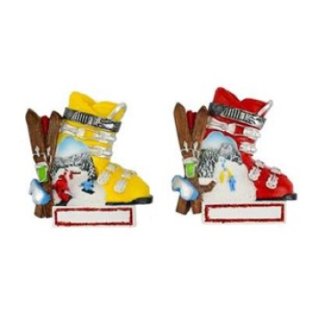 Magnet Winter Ski-Schuh 2fach